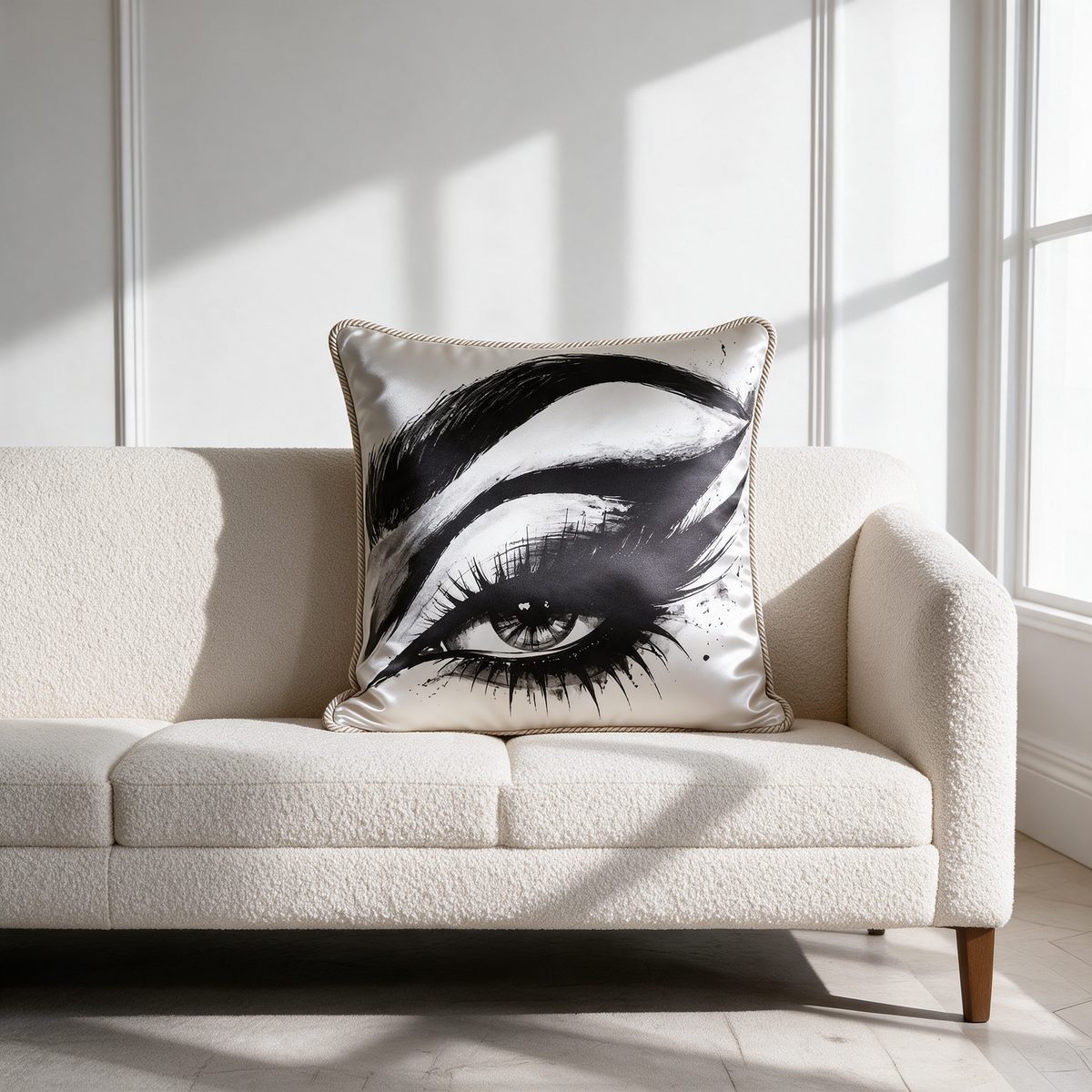 Side Eye (Right) | Silk Cushion