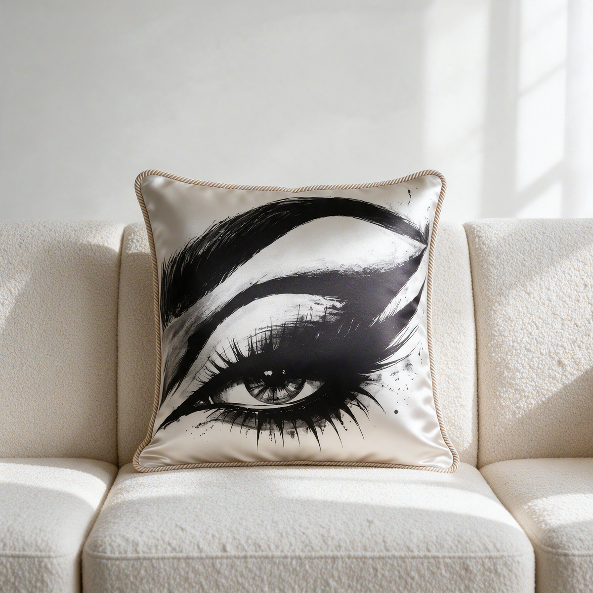 Side Eye (Right) | Silk Cushion