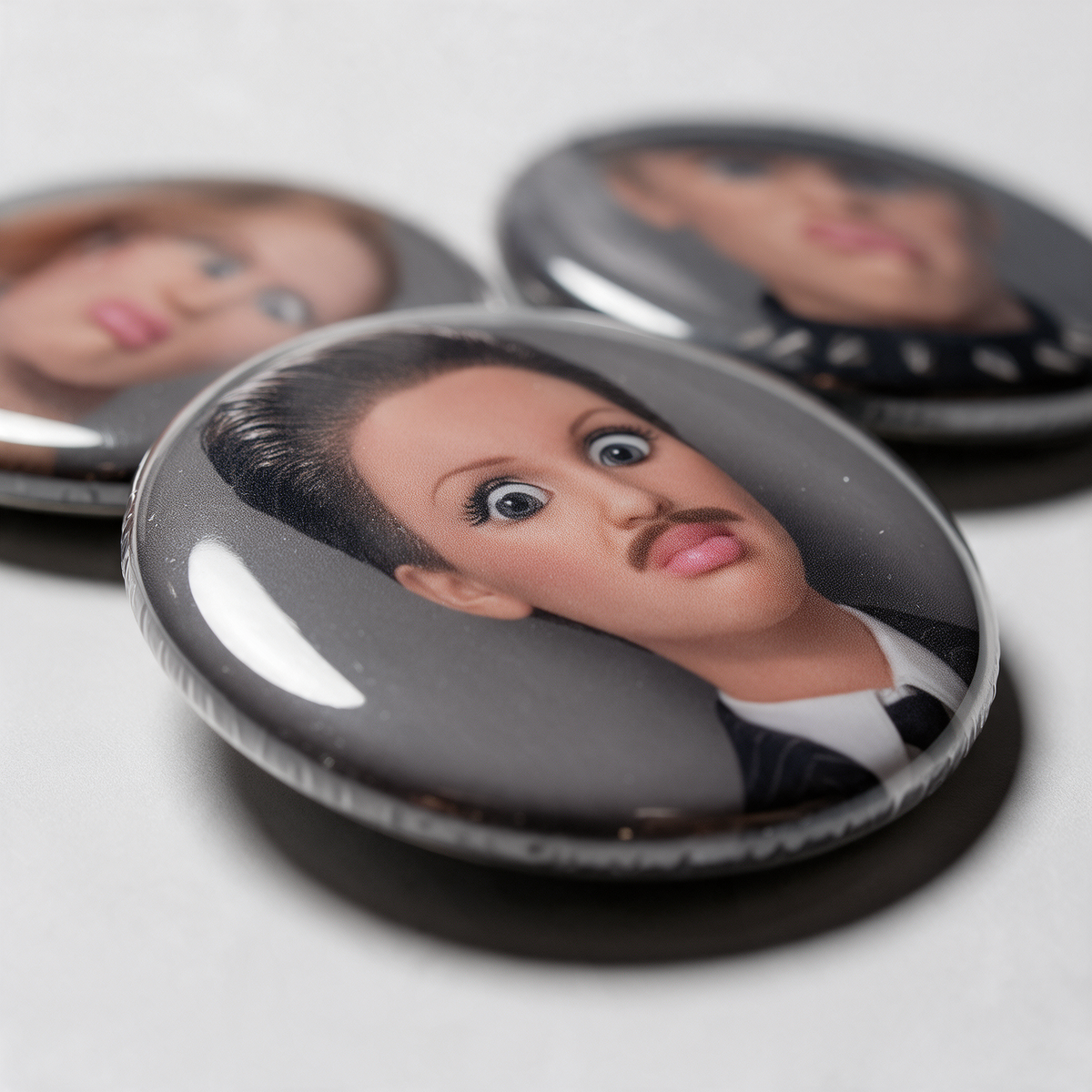 Barbs & Kenny (Hot Mess) | Button Pins Set