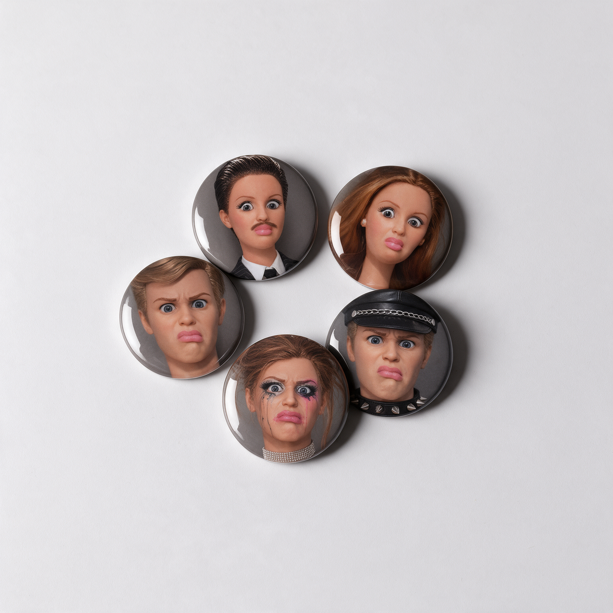 Barbs & Kenny (Hot Mess) | Button Pins Set