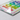 100% Fruit Rainbow | Glass Chopping Board