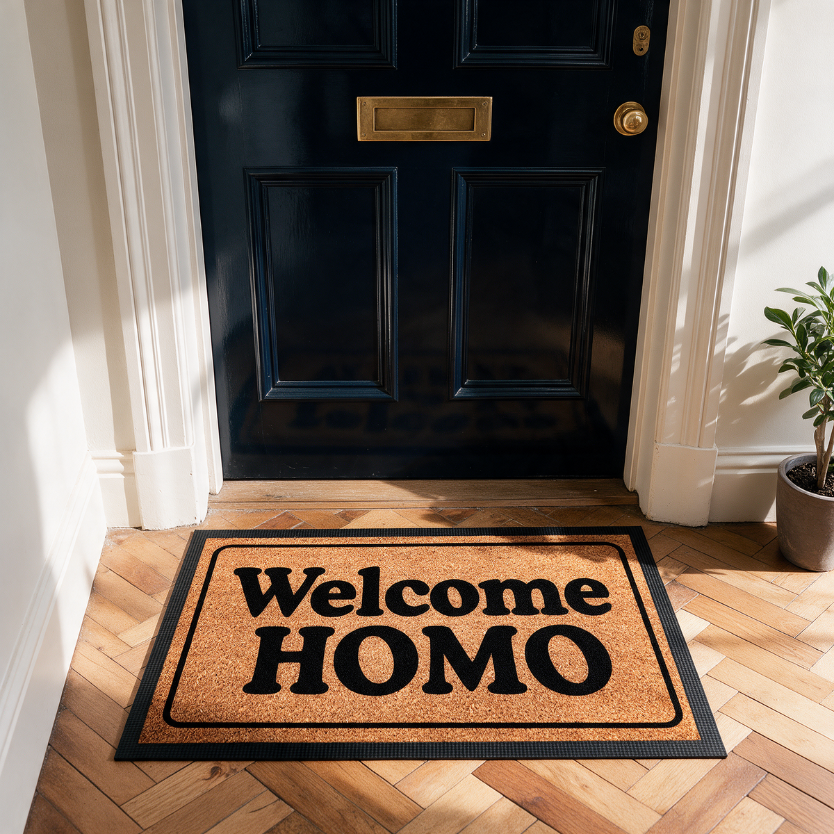 Welcome HOMO | Door Mat