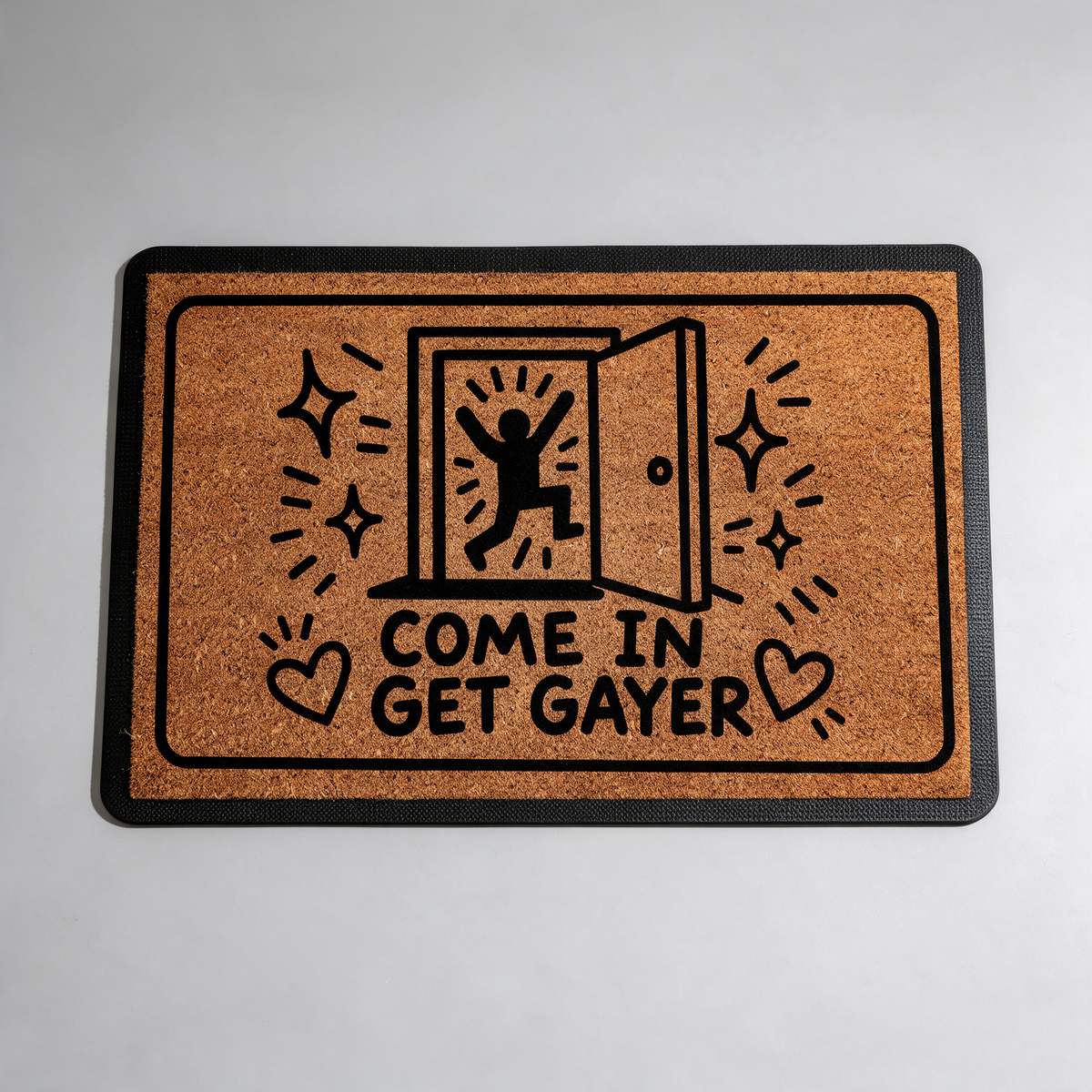 Come In Get Gayer | Door Mat