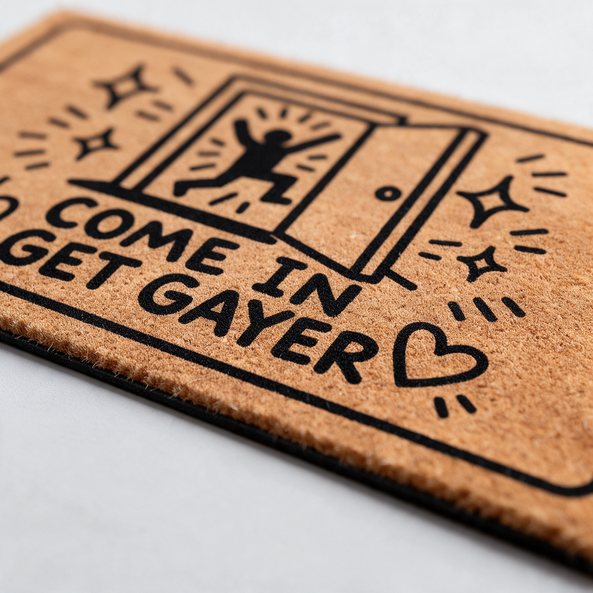 Come In Get Gayer | Door Mat