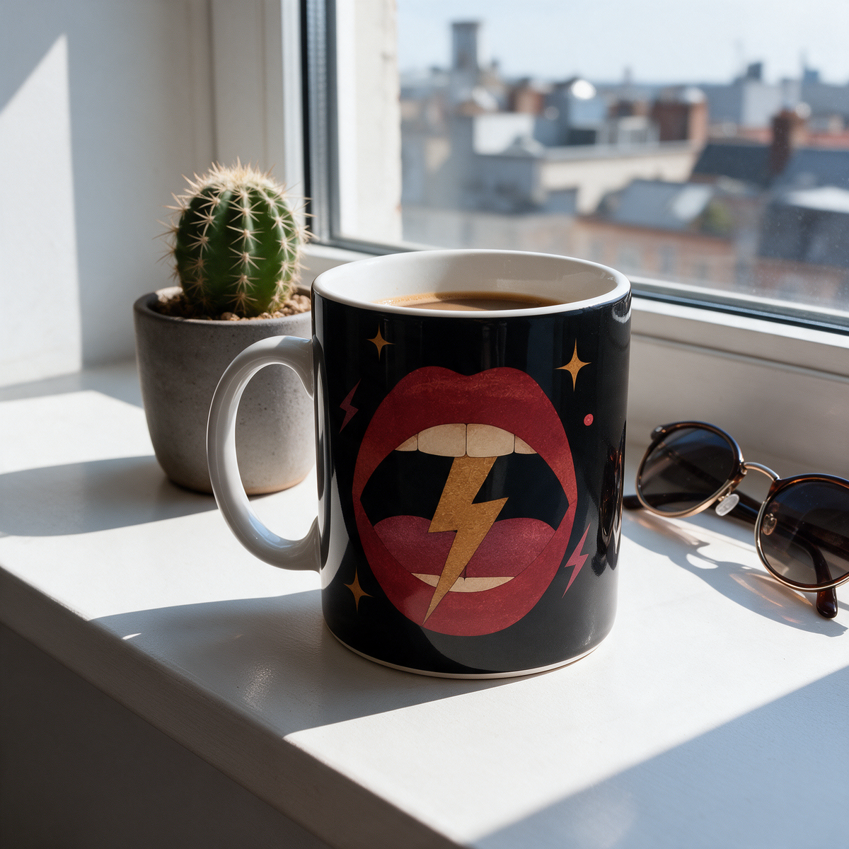 Open Wide (Lightning) | Builders Mug