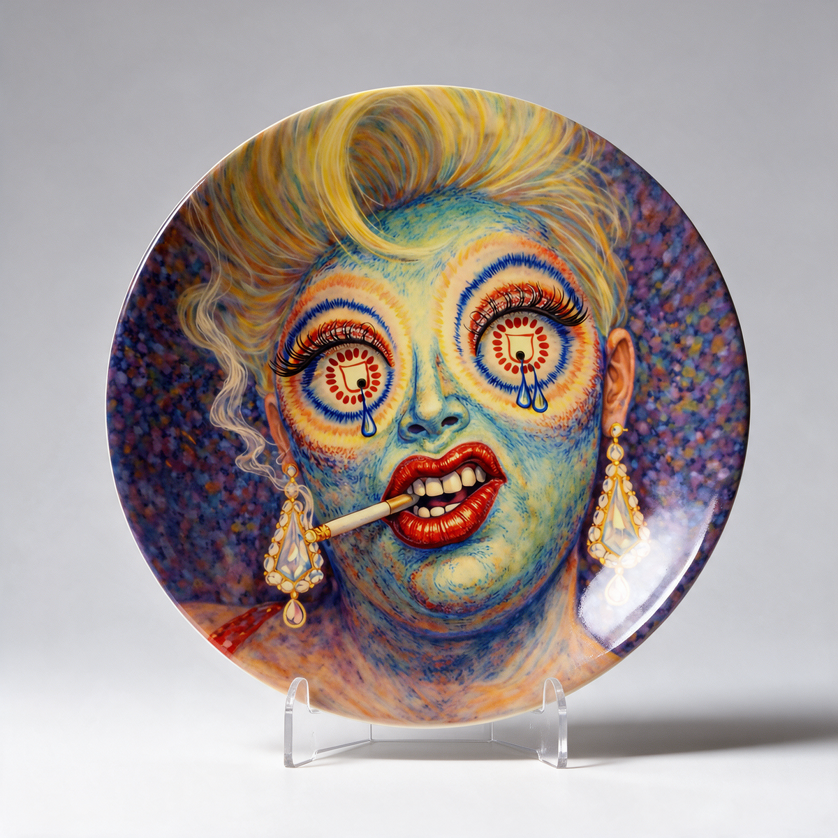 Divine Ciggie | China Plate