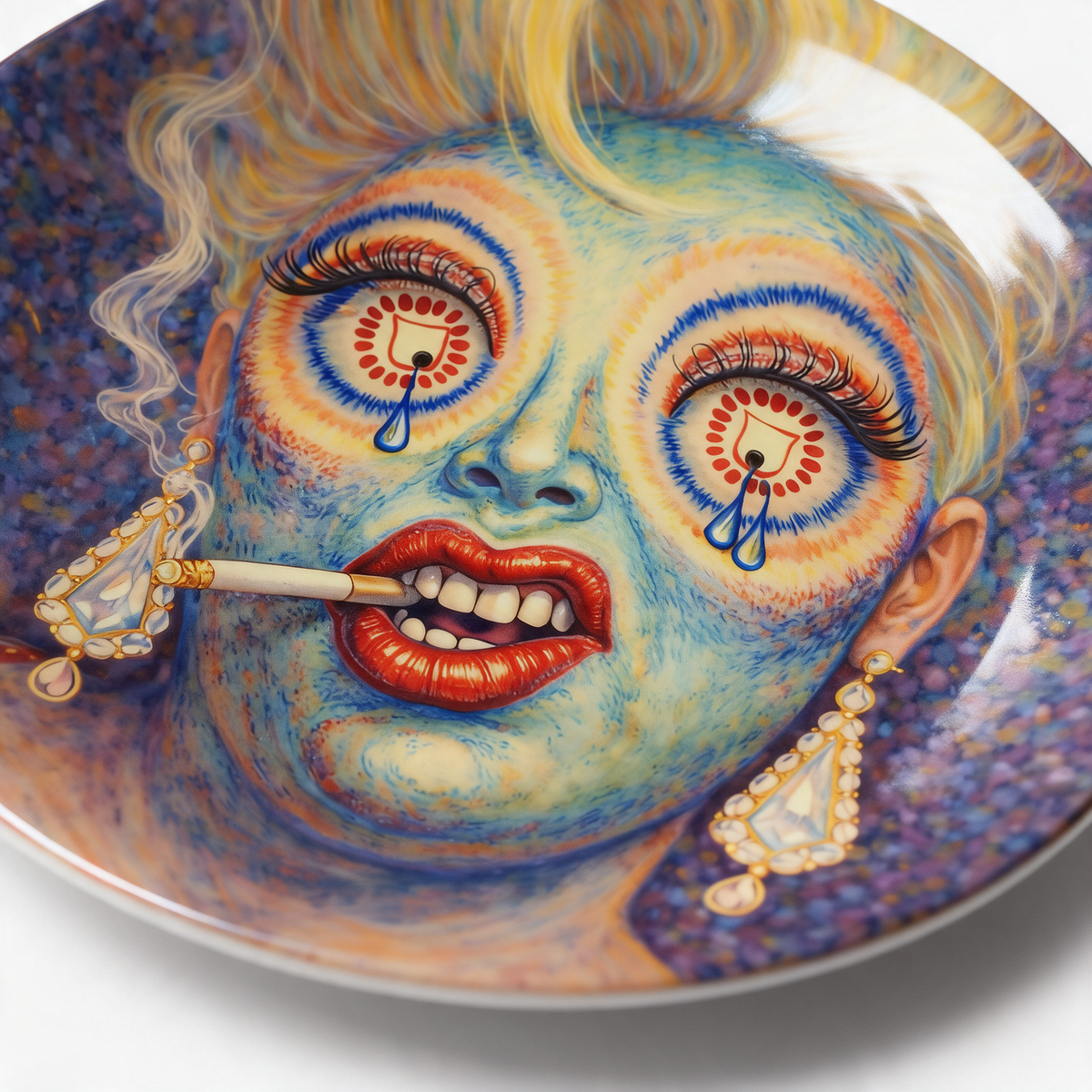 Divine Ciggie | China Plate
