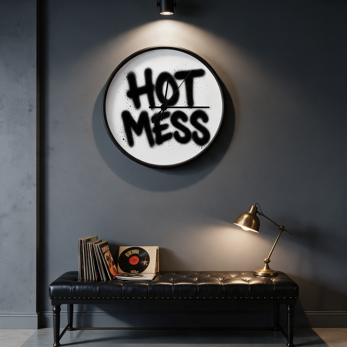 HOT MESS | Wall Clock