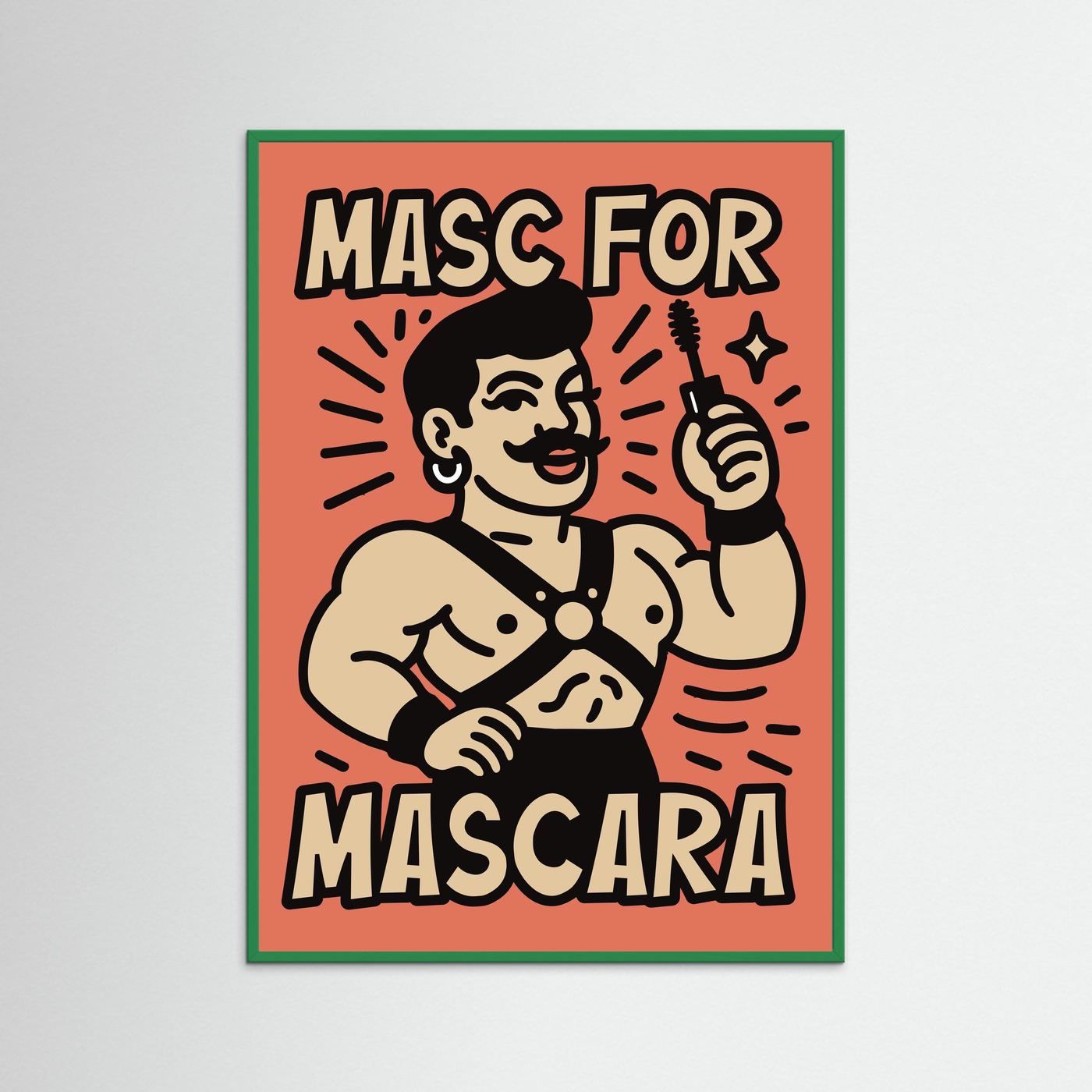 Masc for Mascara | Fine Art Paper