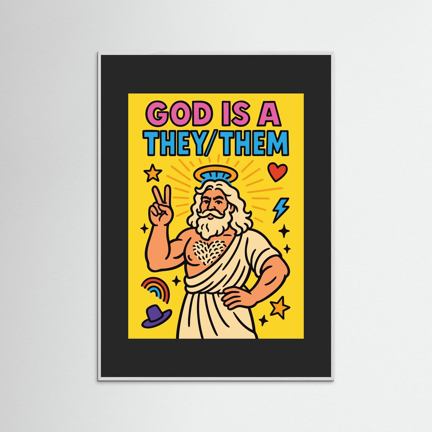 God is a They/Them | Fine Art Paper
