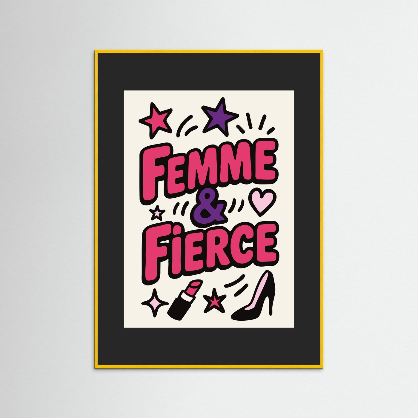 Femme & Fierce | Fine Art Paper