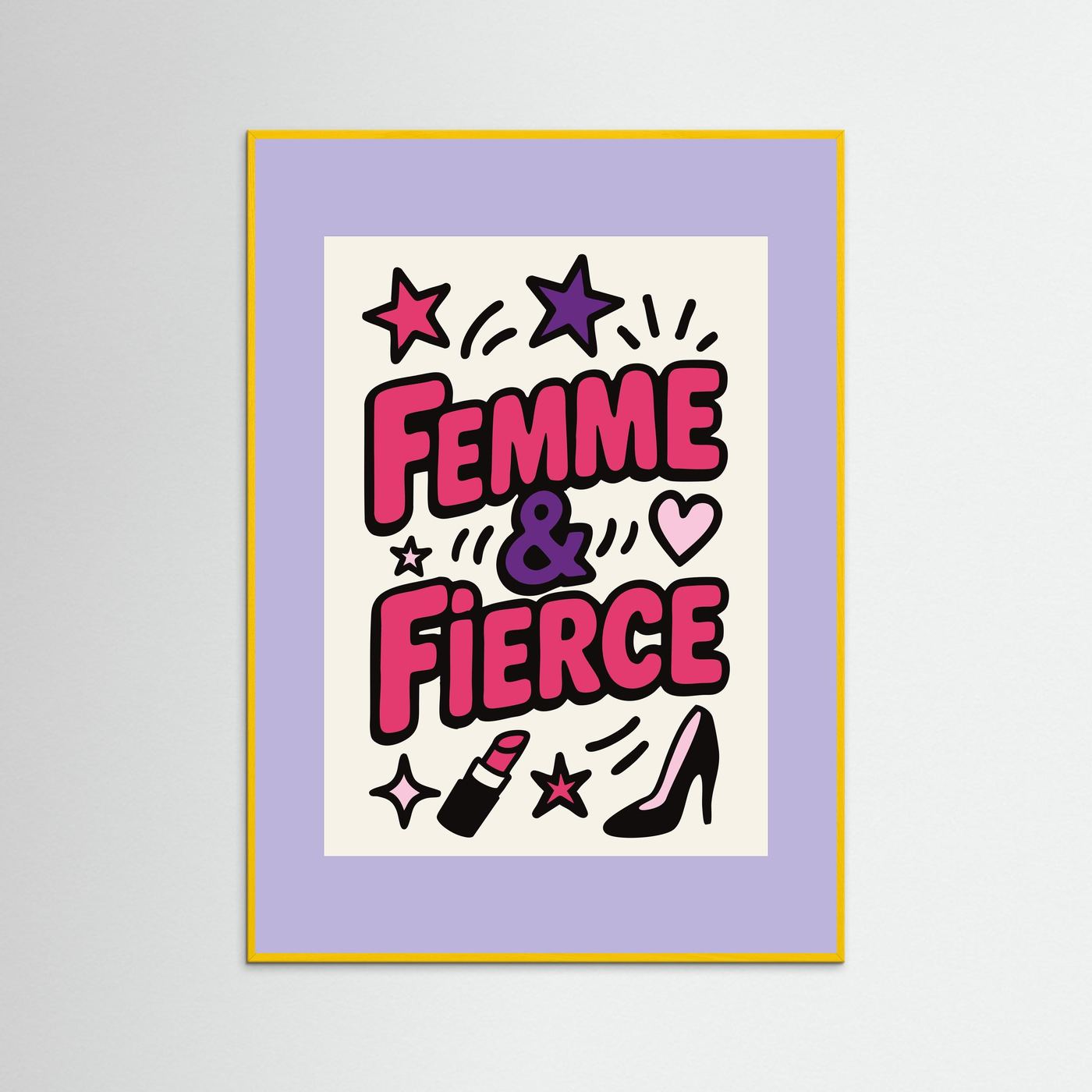 Femme & Fierce | Fine Art Paper
