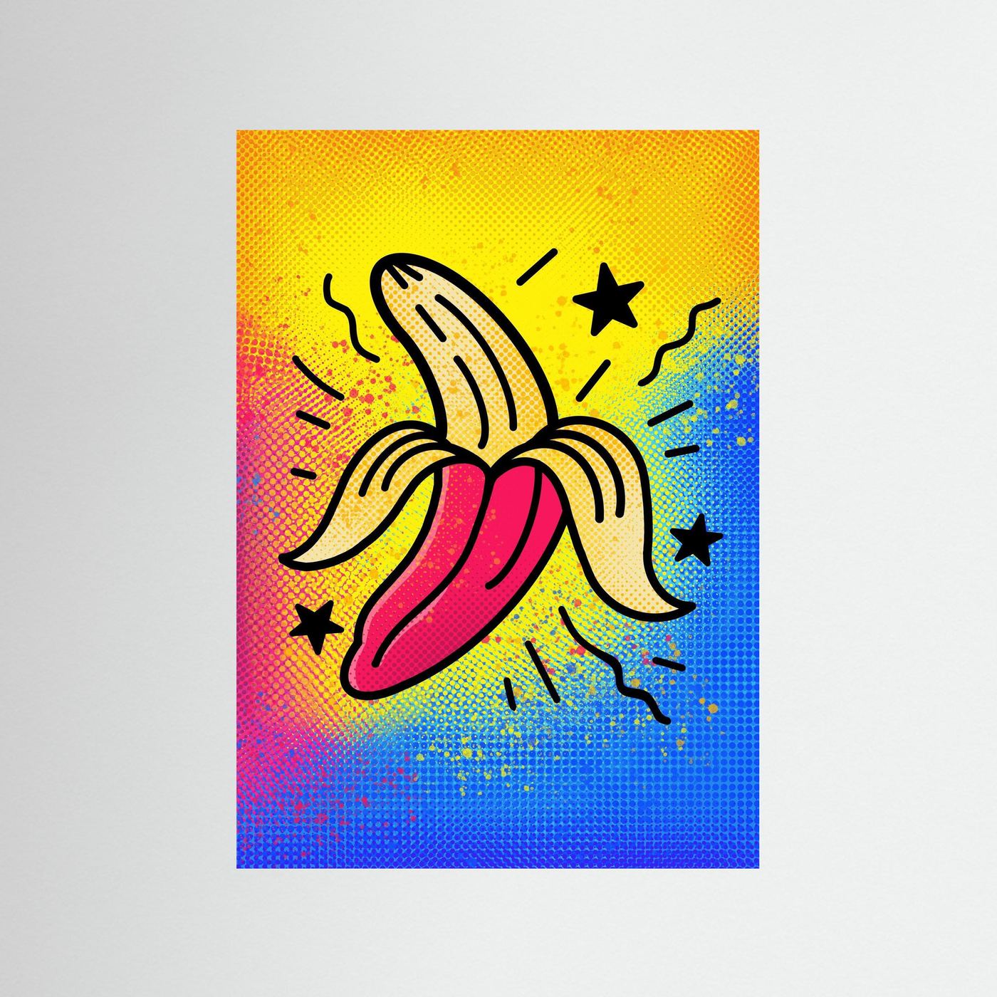 Peel Me Banana (Halftone Ver.) | Fine Art Paper