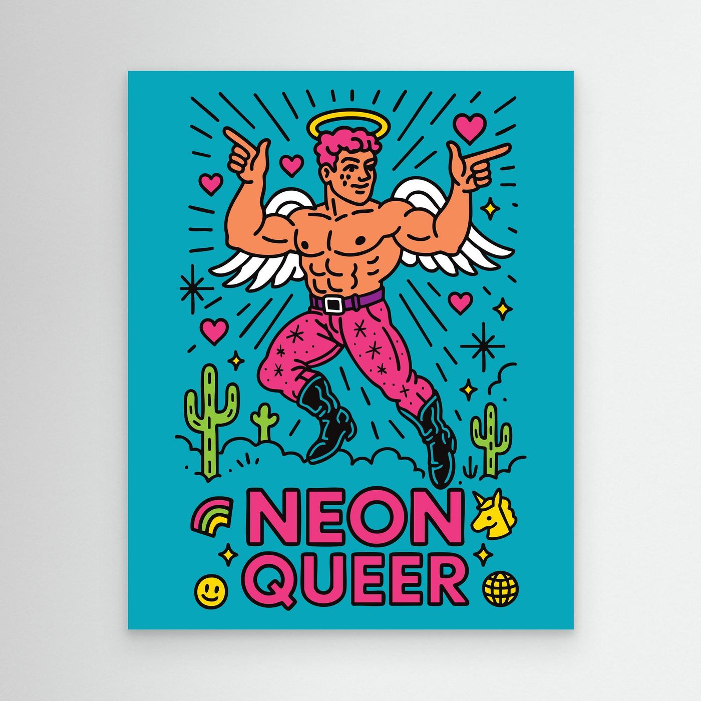 NeonQueer Angel | Canvas