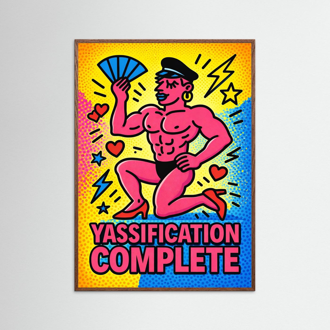 Yassification Complete (Halftone Ver.) | Fine Art Paper