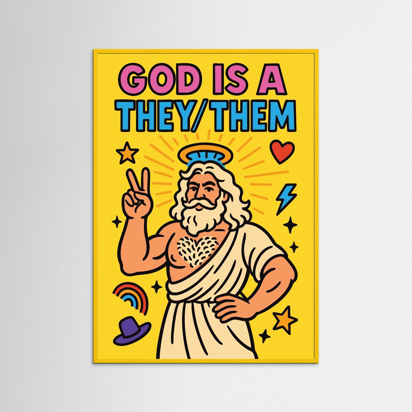 God is a They/Them | Fine Art Paper