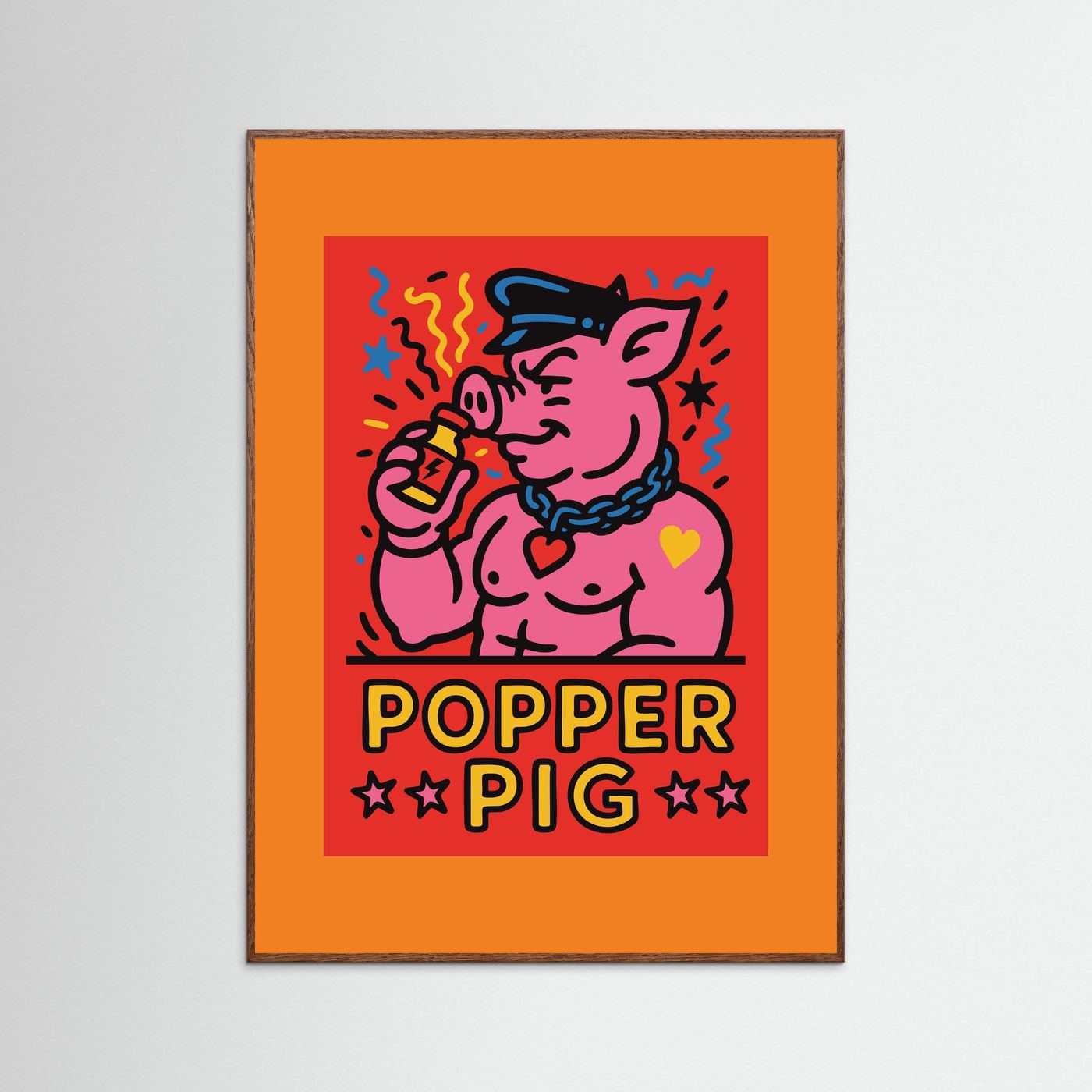 Popper Pig | Fine Art Paper