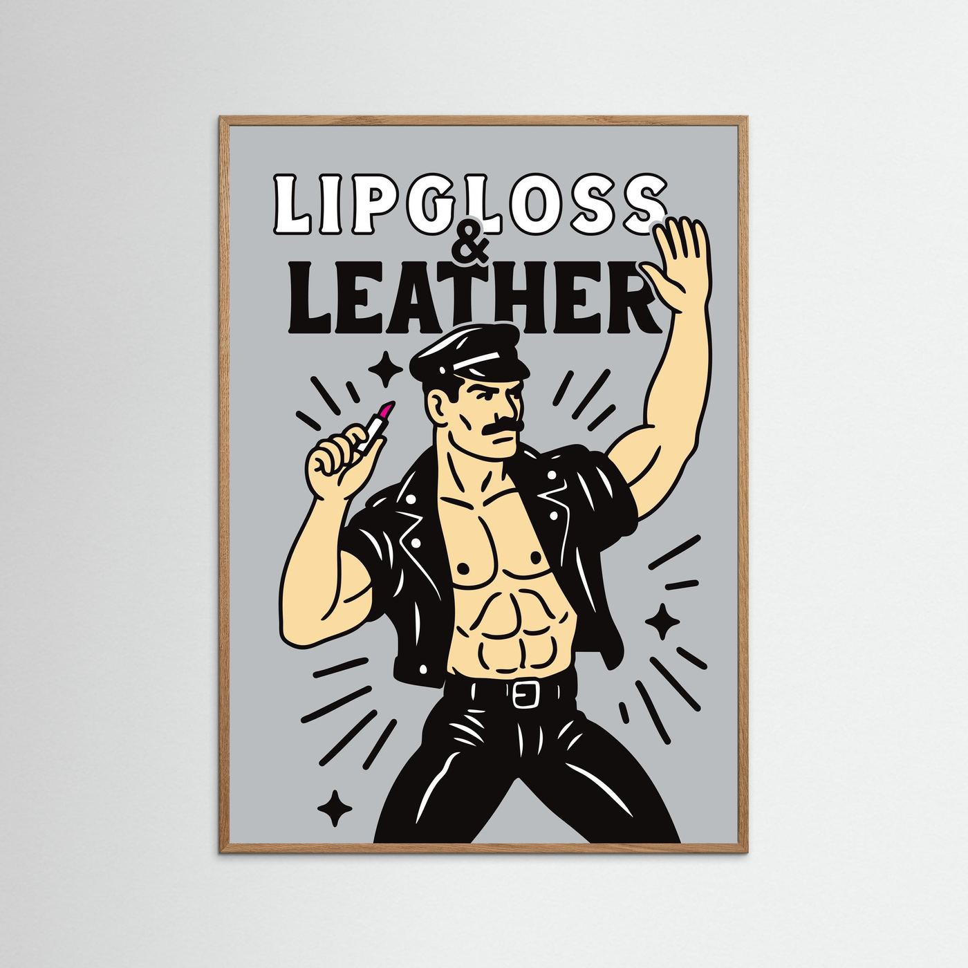Lipgloss & Leather | Fine Art Paper