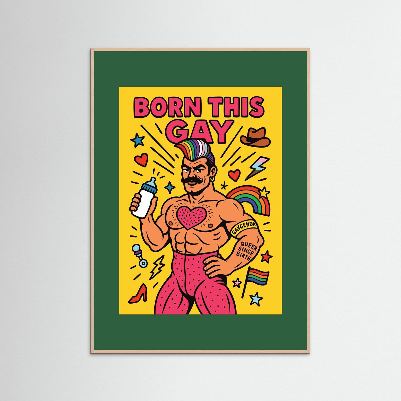 Born This Gay | Fine Art Paper