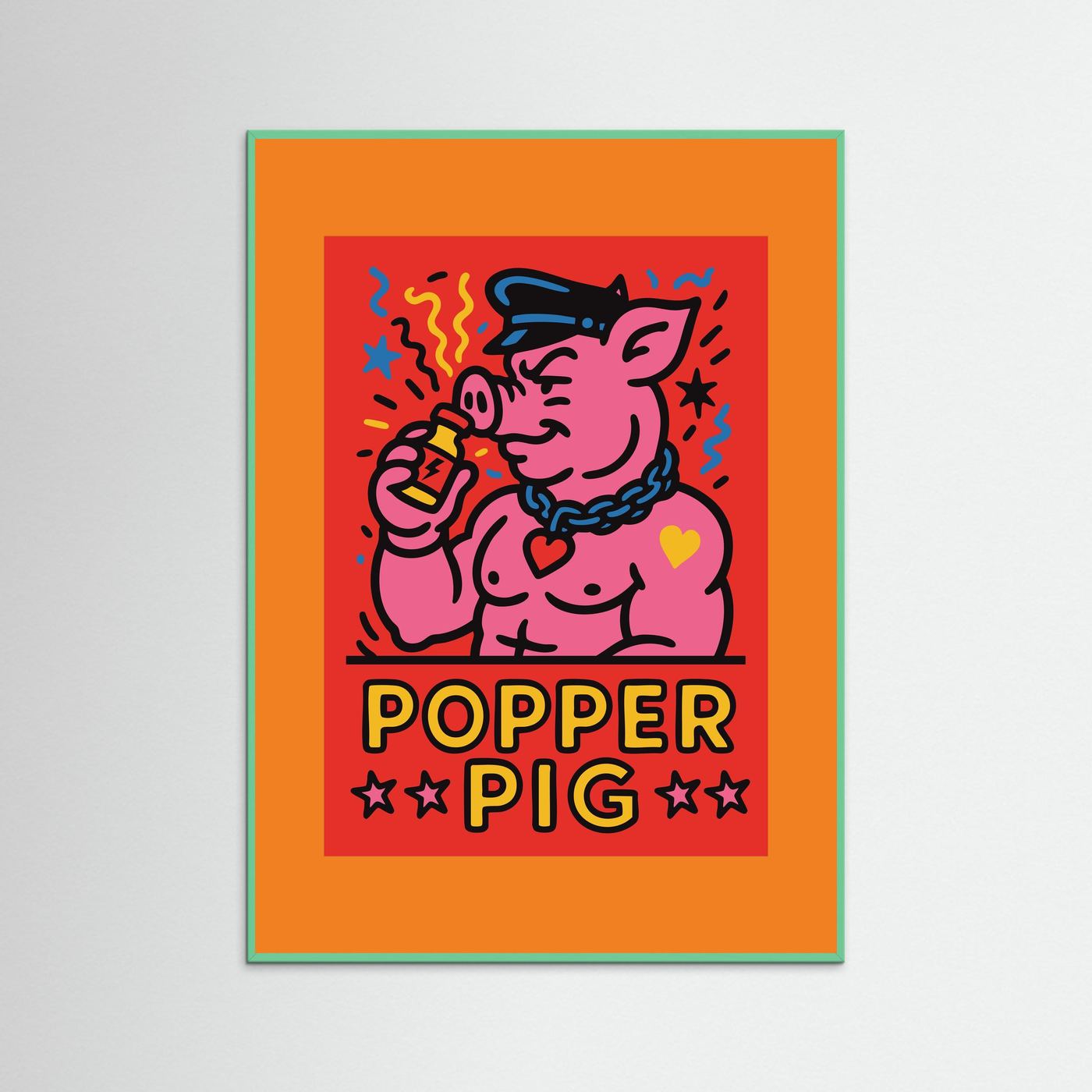 Popper Pig | Fine Art Paper