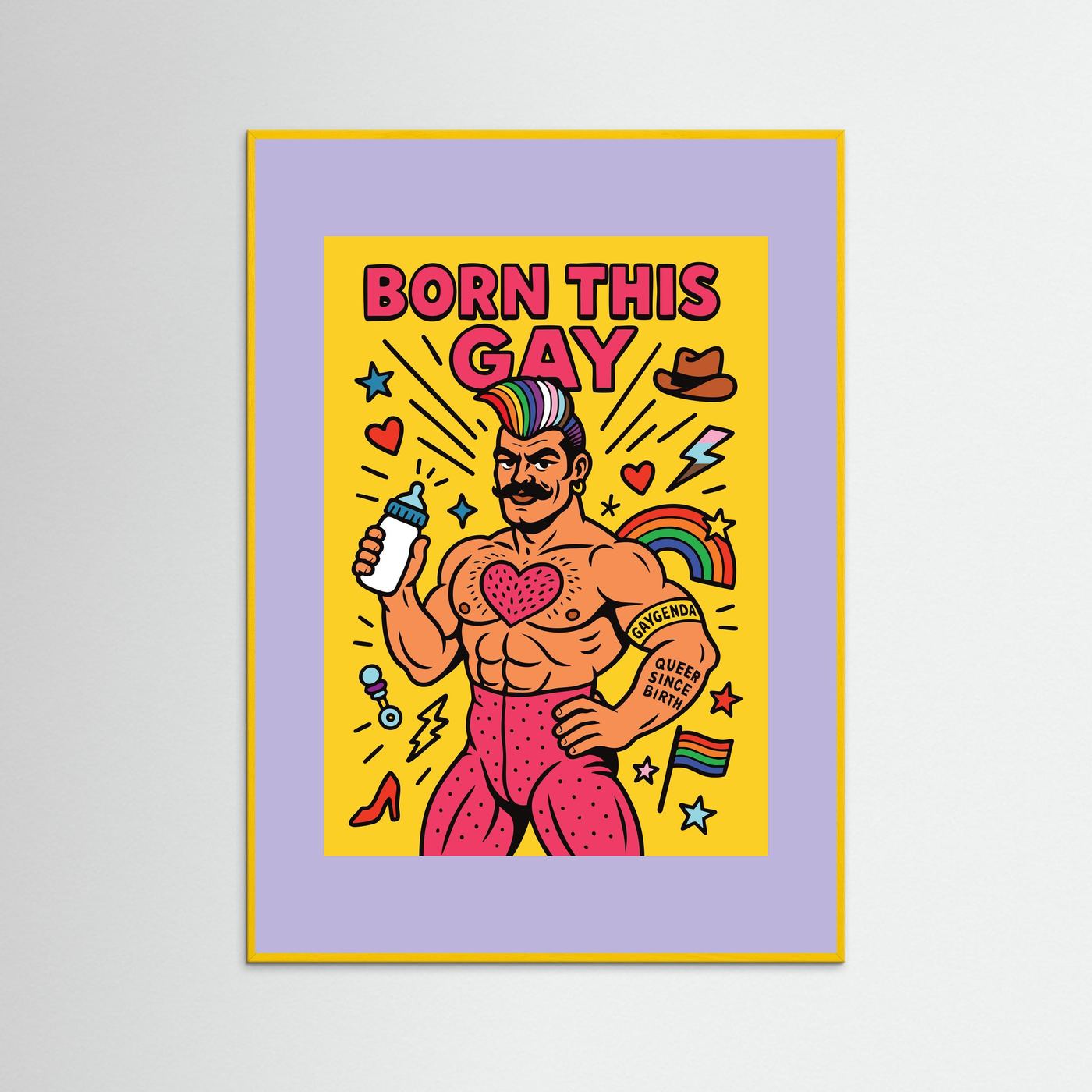 Born This Gay | Fine Art Paper