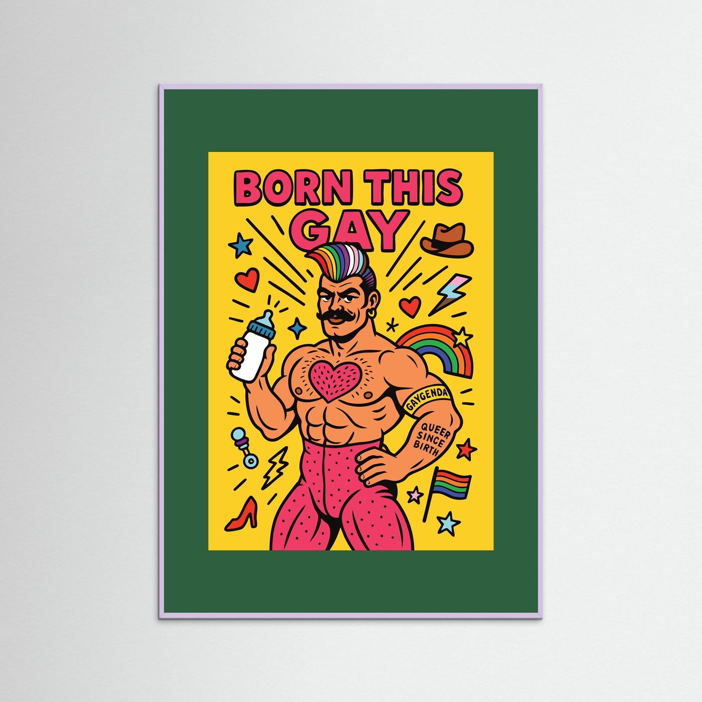 Born This Gay | Fine Art Paper