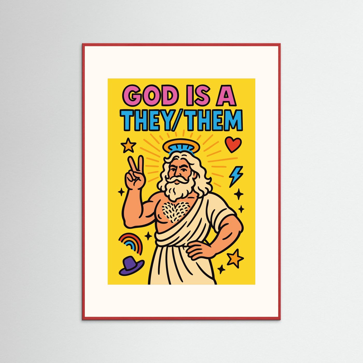 God is a They/Them | Fine Art Paper