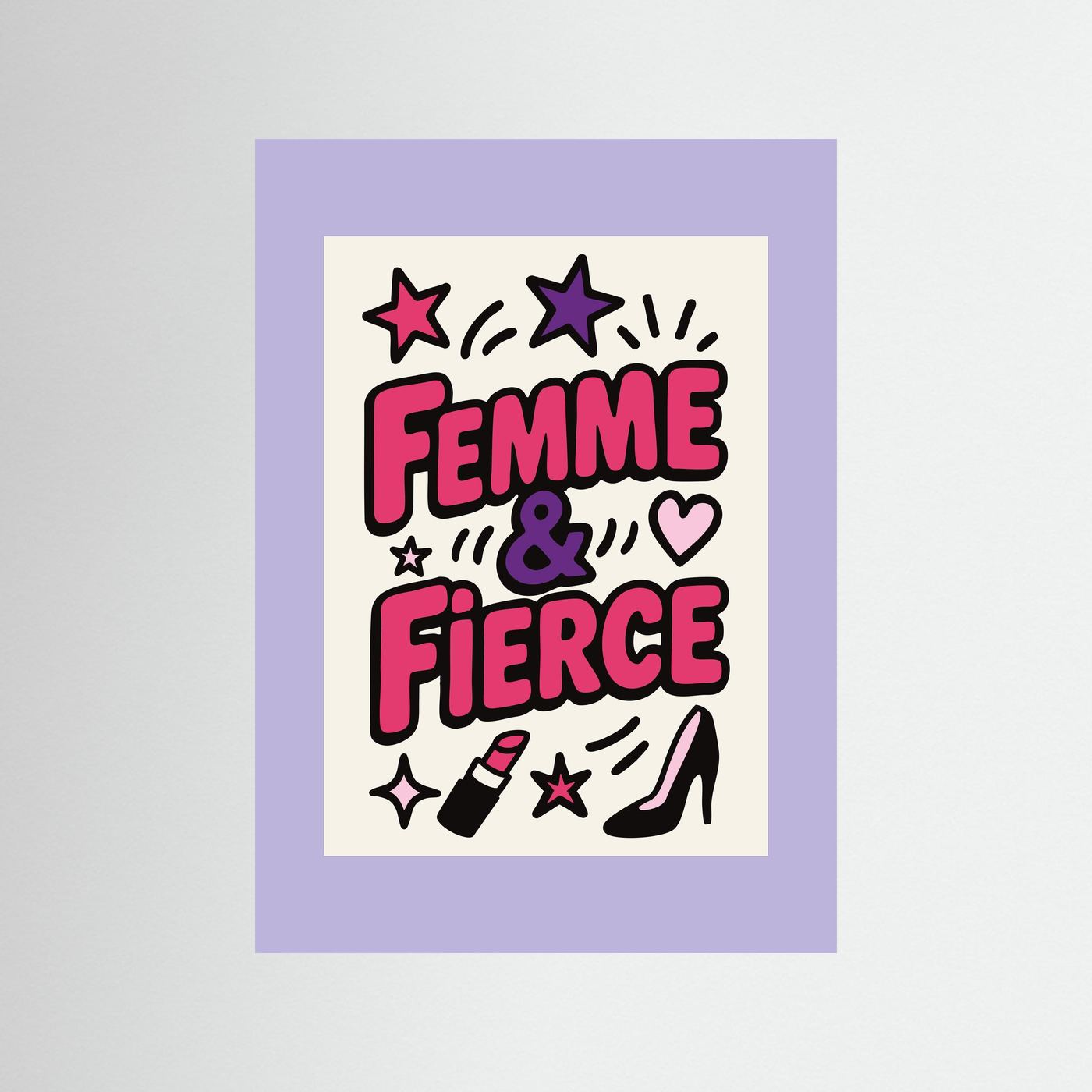 Femme & Fierce | Fine Art Paper