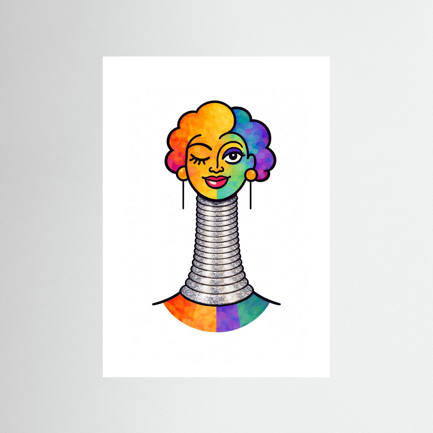 Adournment - Tryptich: Kayan | Fine Art Paper