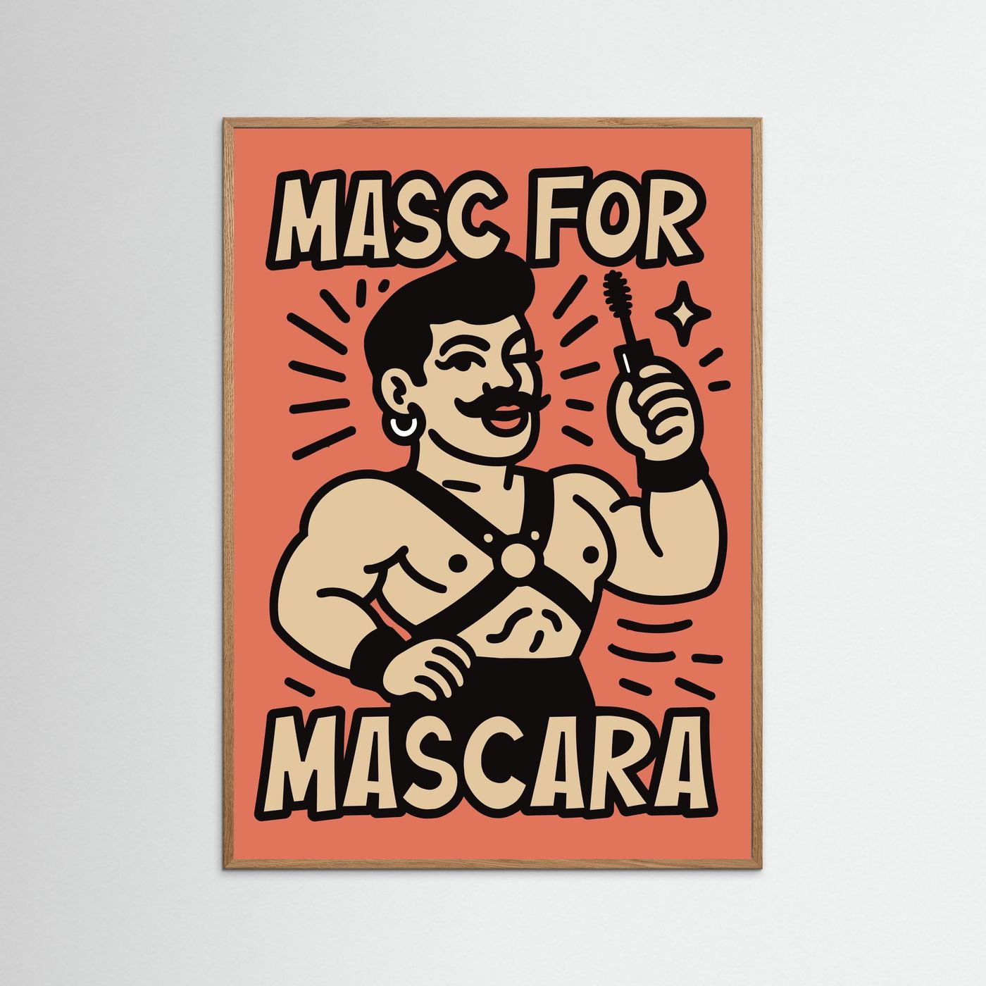 Masc for Mascara | Fine Art Paper