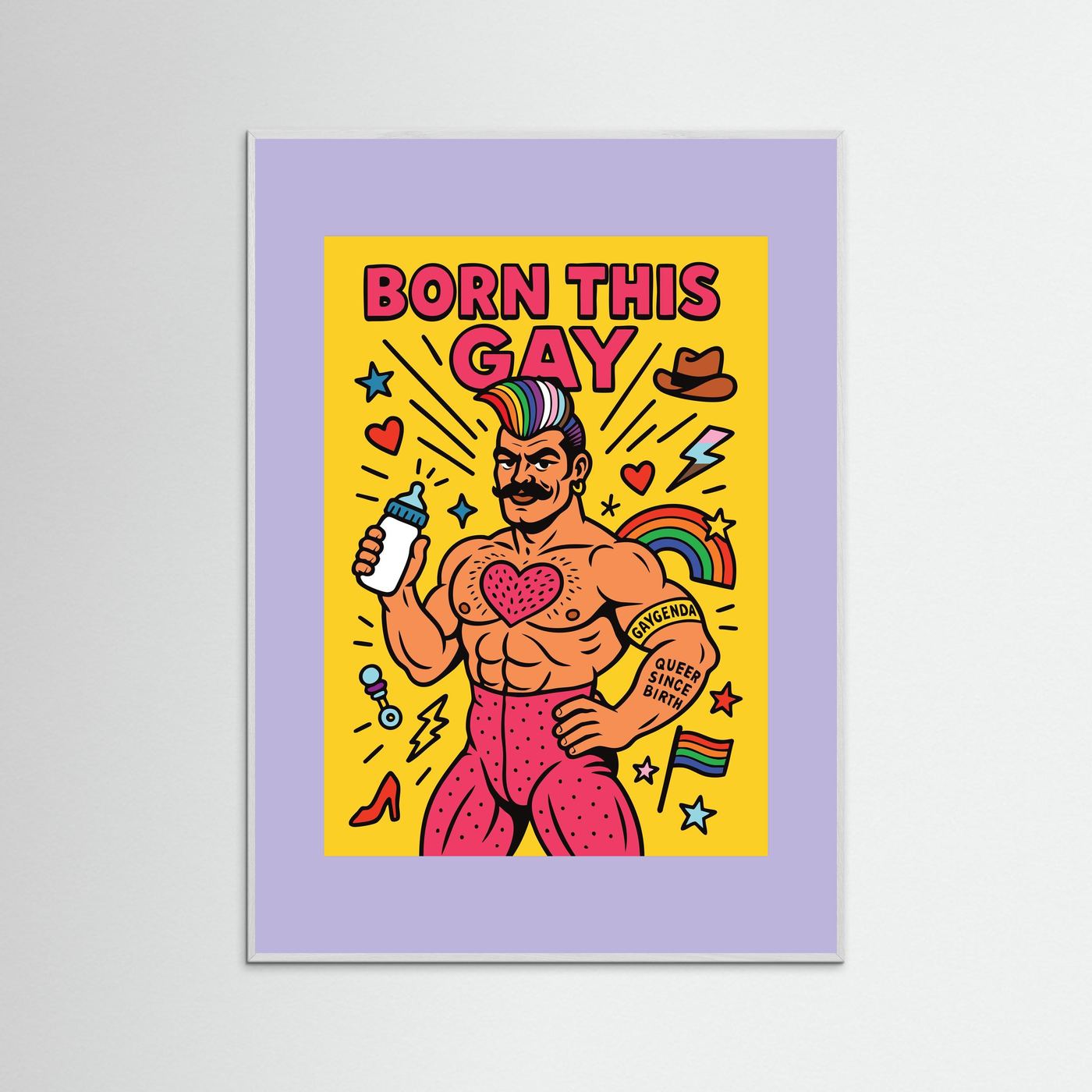 Born This Gay | Fine Art Paper