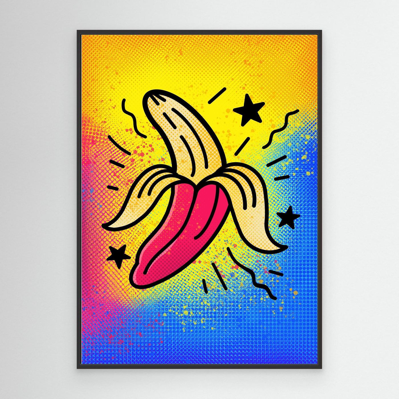Peel Me Banana (Halftone Ver.) | Canvas