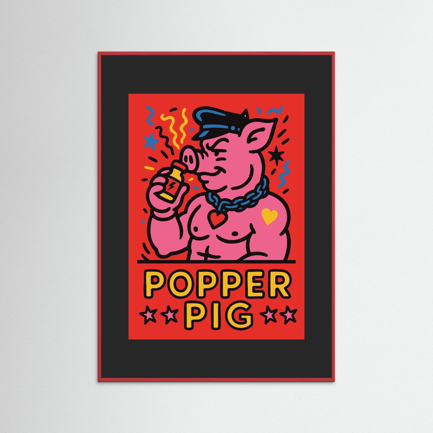 Popper Pig | Fine Art Paper