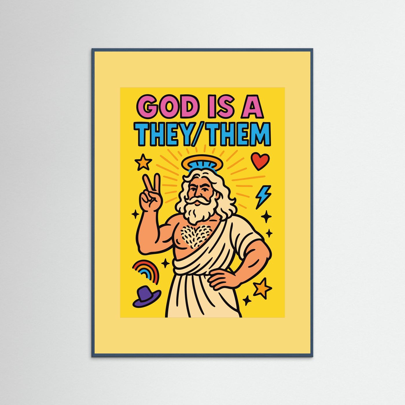 God is a They/Them | Fine Art Paper