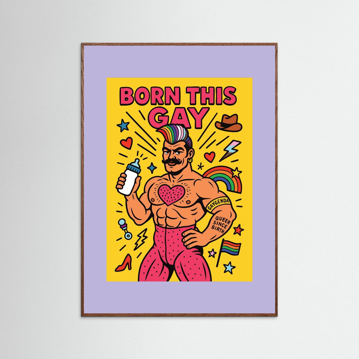 Born This Gay | Fine Art Paper