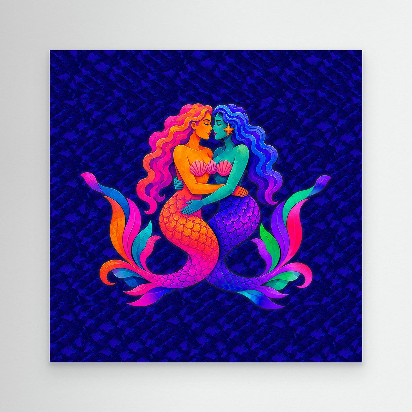 Gaylantis: Mermaid Kisser | Canvas