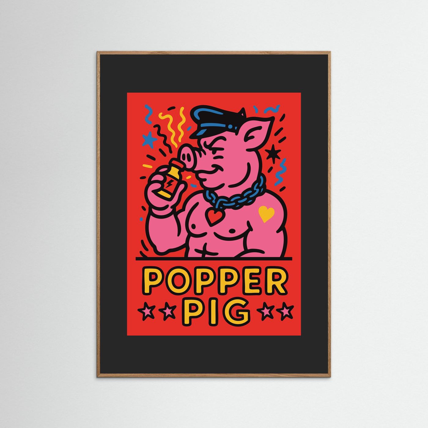 Popper Pig | Fine Art Paper