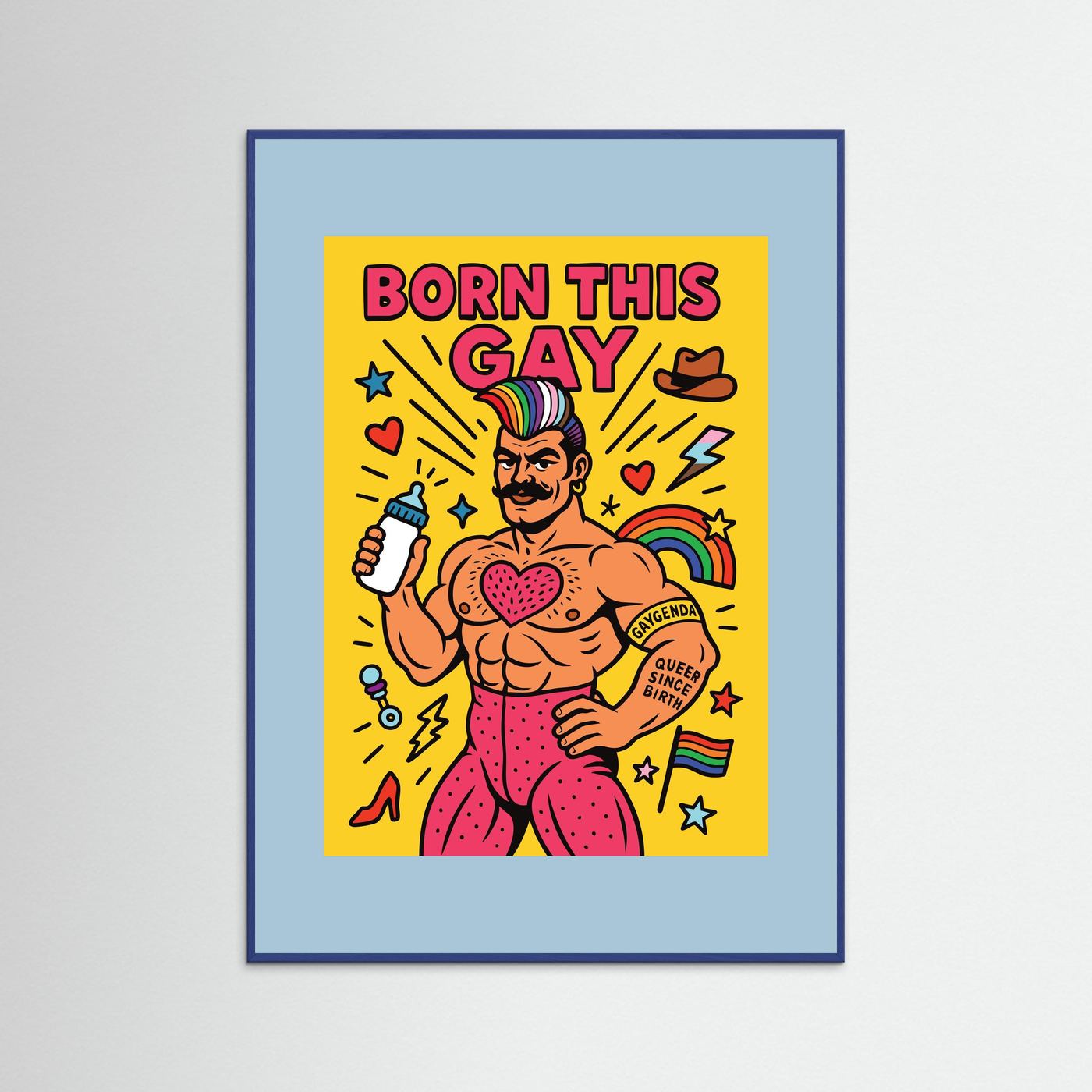 Born This Gay | Fine Art Paper