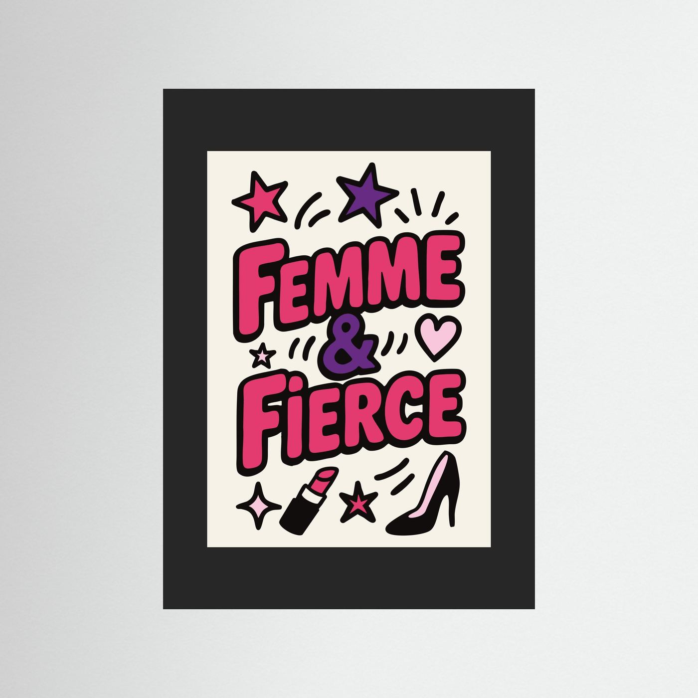 Femme & Fierce | Fine Art Paper