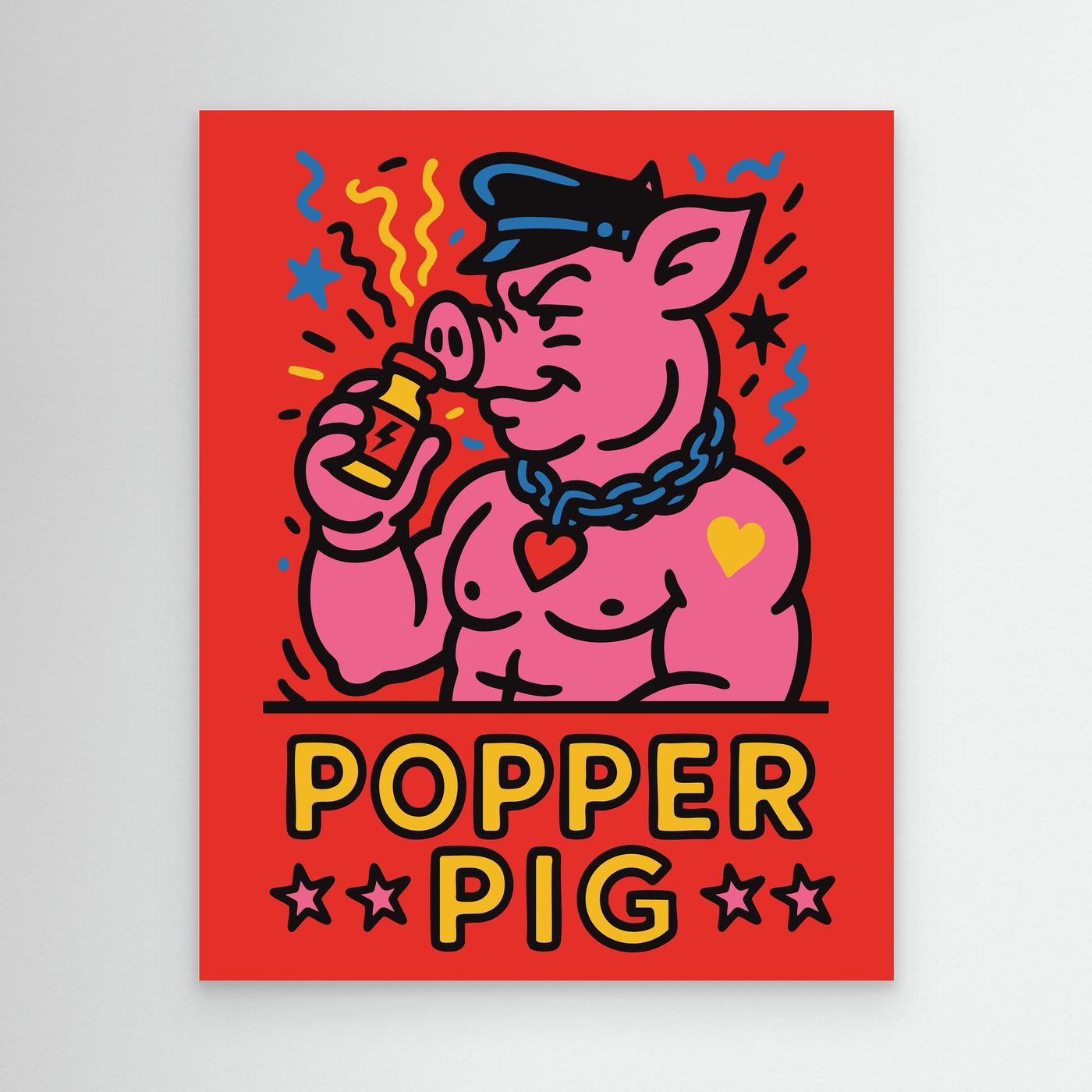 Popper Pig | Canvas