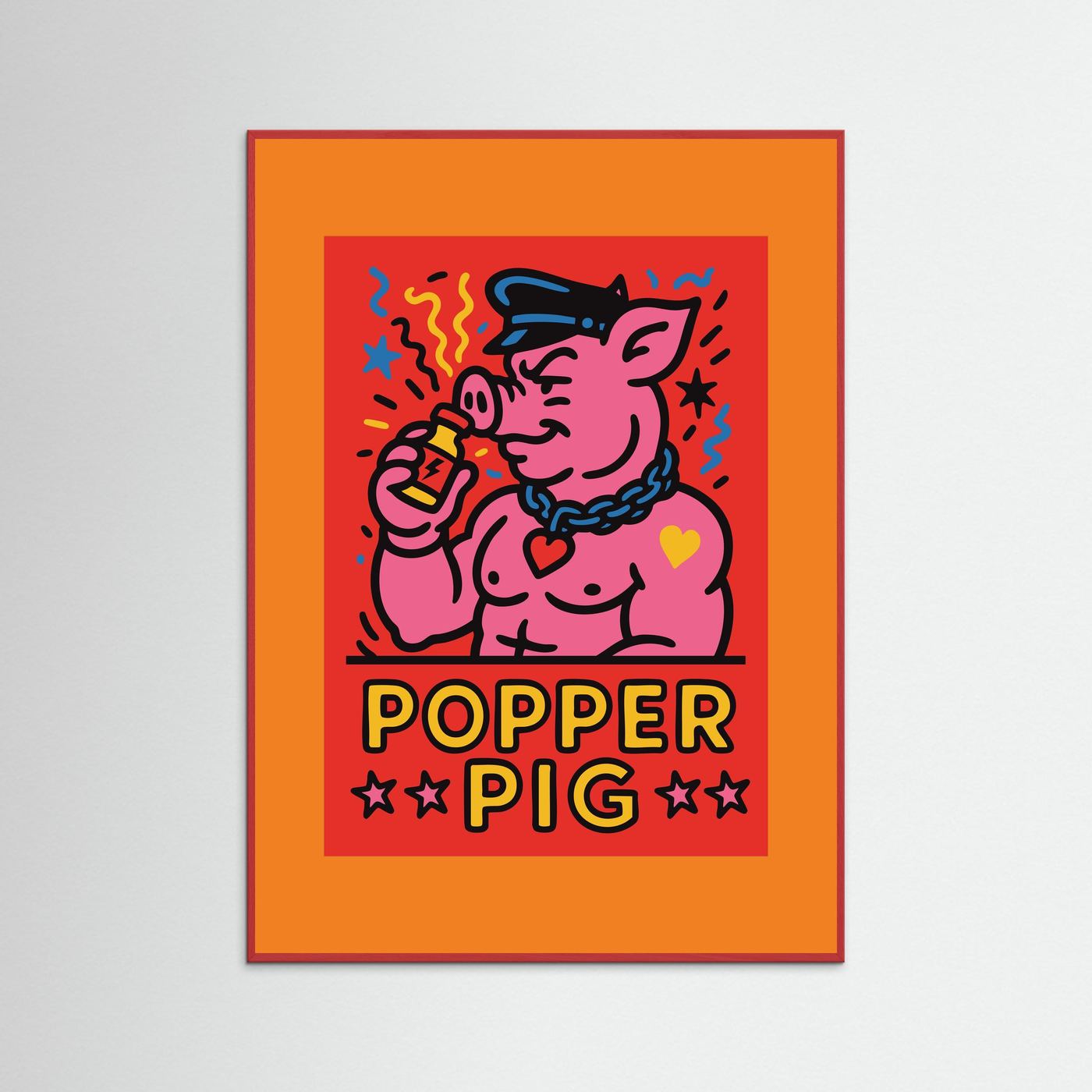 Popper Pig | Fine Art Paper