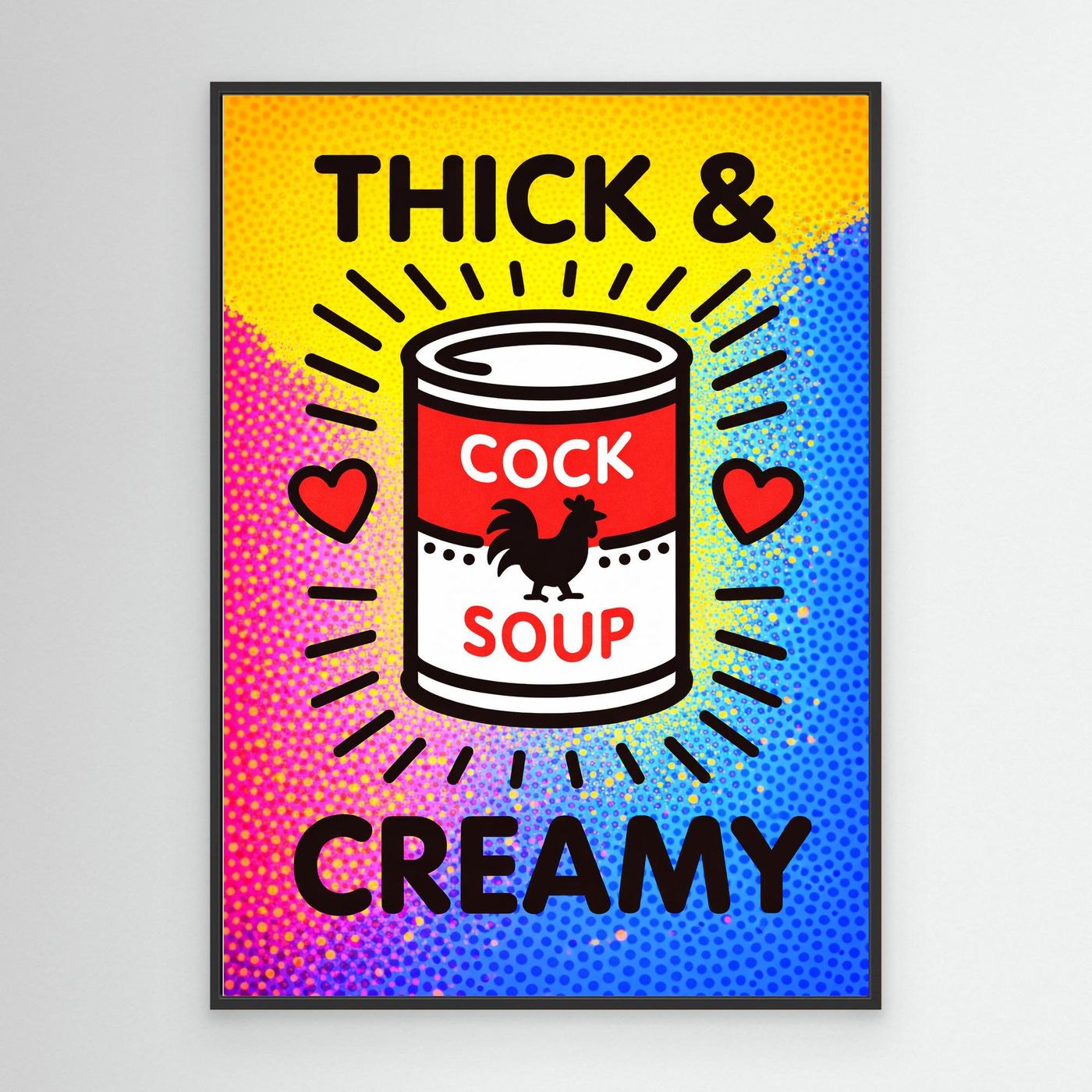 Thick & Creamy (Halftone Ver.) | Canvas