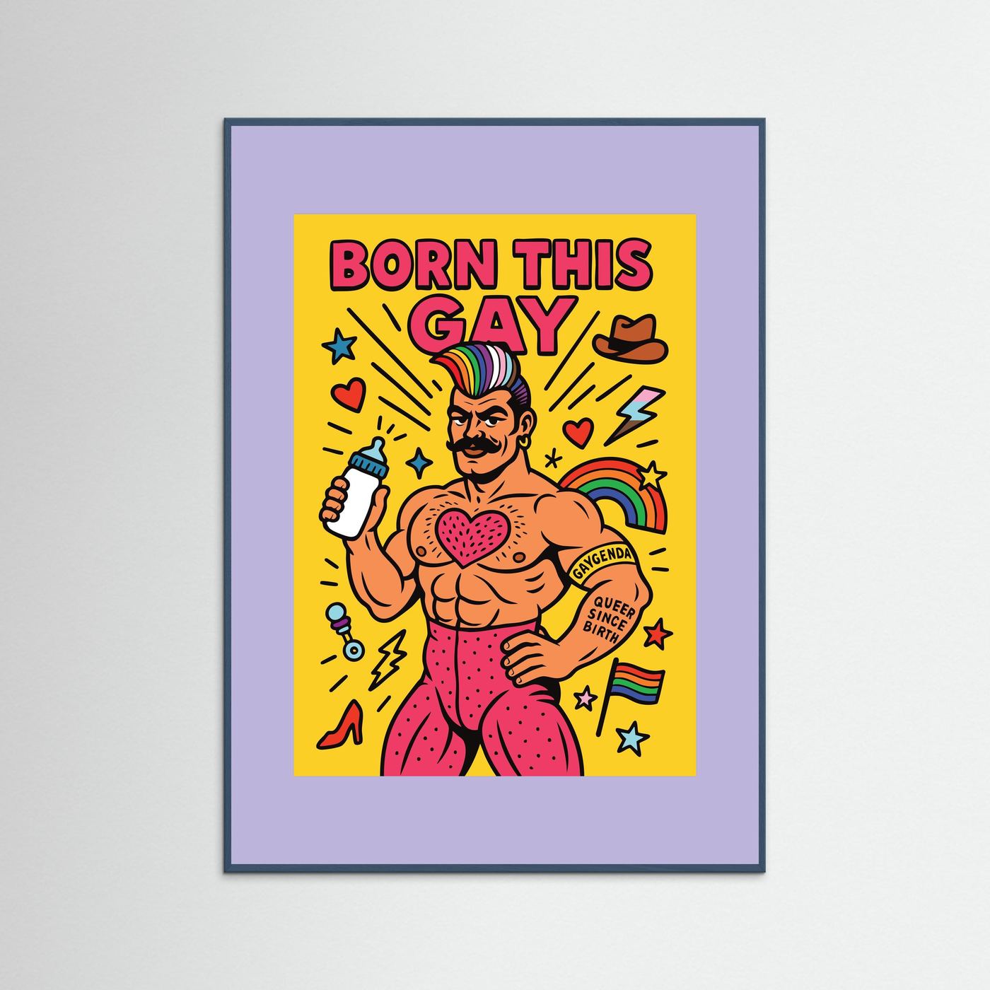 Born This Gay | Fine Art Paper