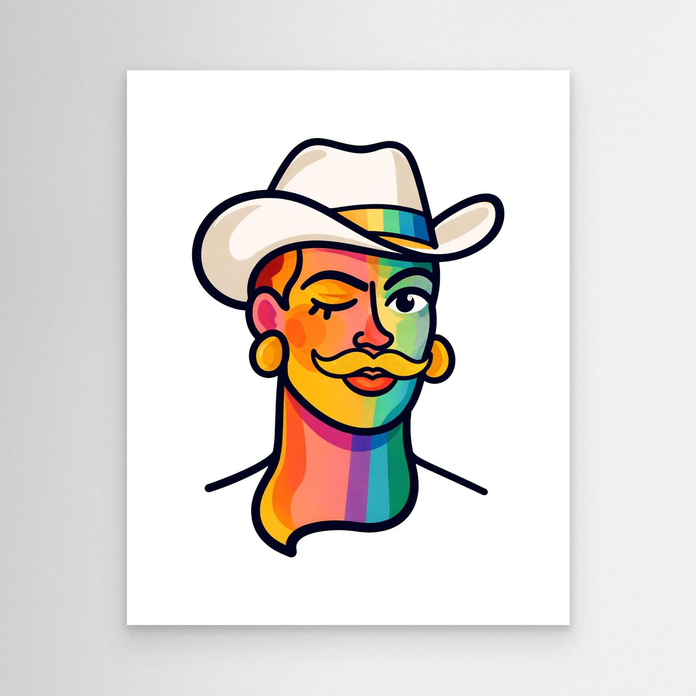 Proud Portraits: Cowboy | Canvas