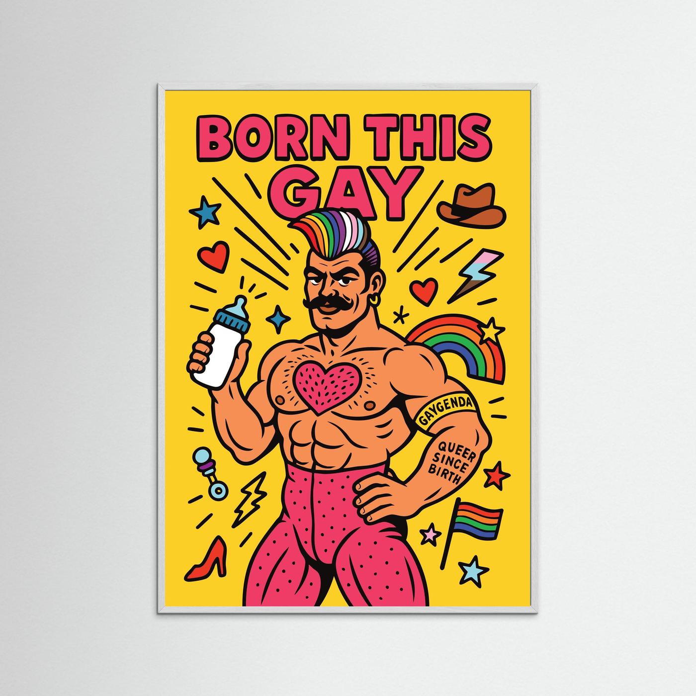 Born This Gay | Fine Art Paper