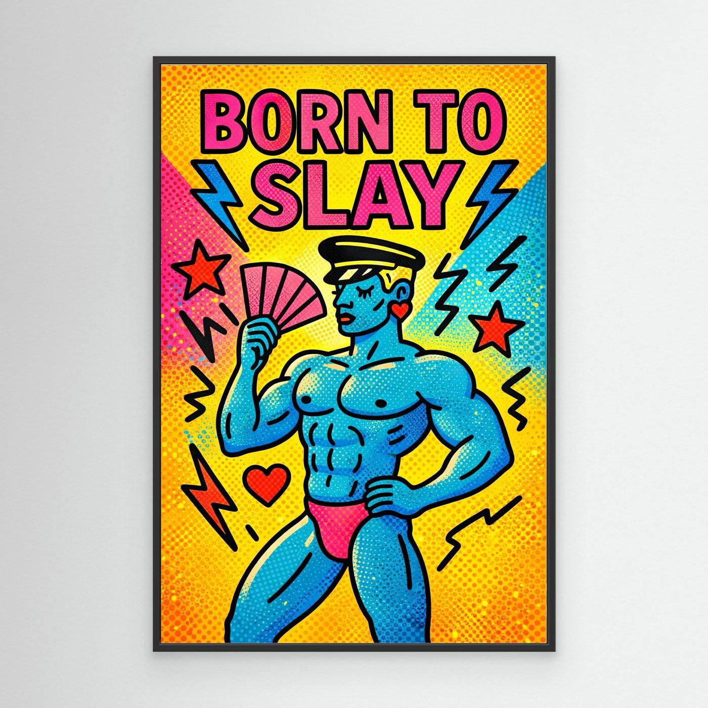 Born to Slay (Halftone Ver.) | Canvas
