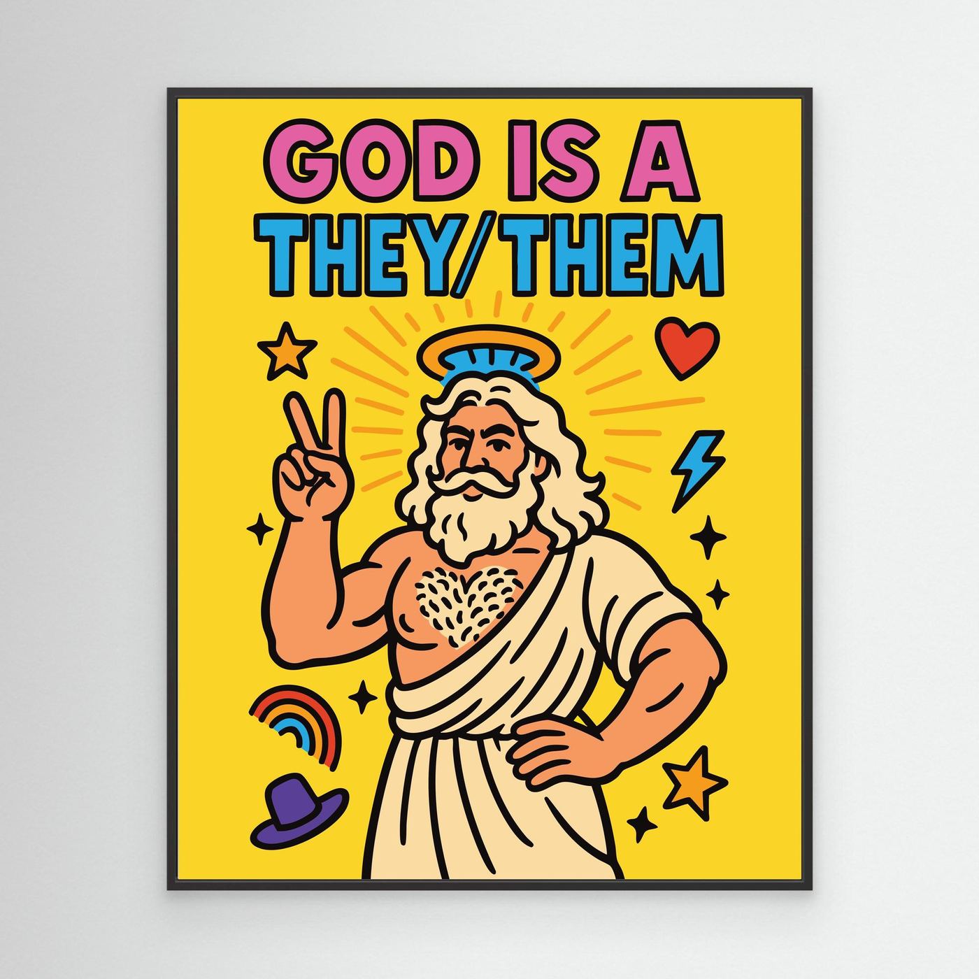 God is a They/Them | Canvas
