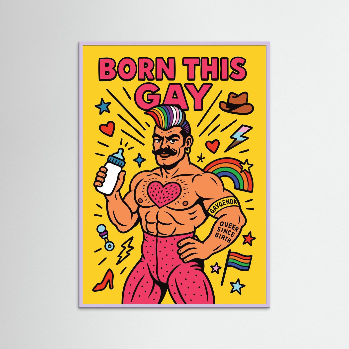 Born This Gay | Fine Art Paper