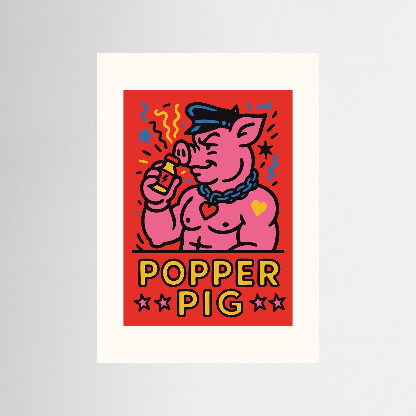 Popper Pig | Fine Art Paper