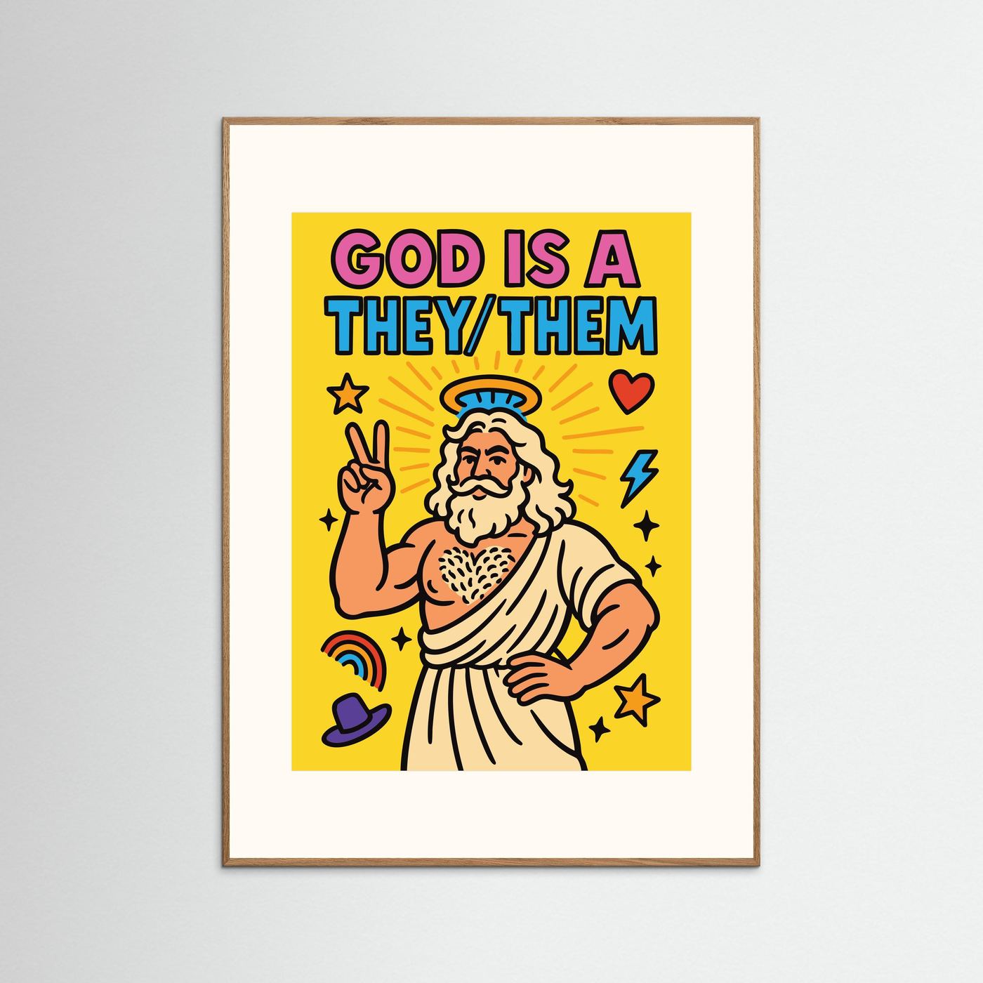 God is a They/Them | Fine Art Paper